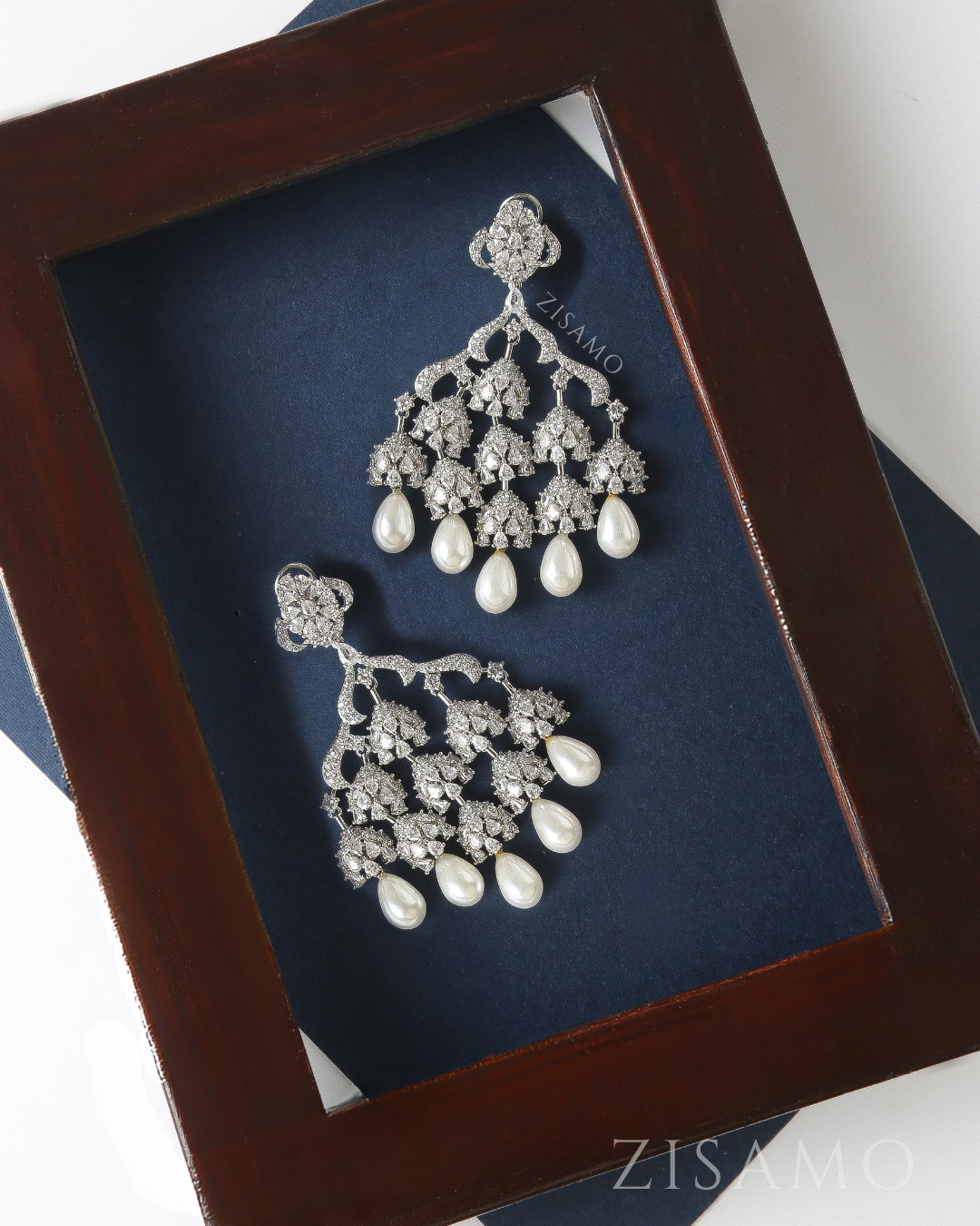 Regal pearl chandeliers